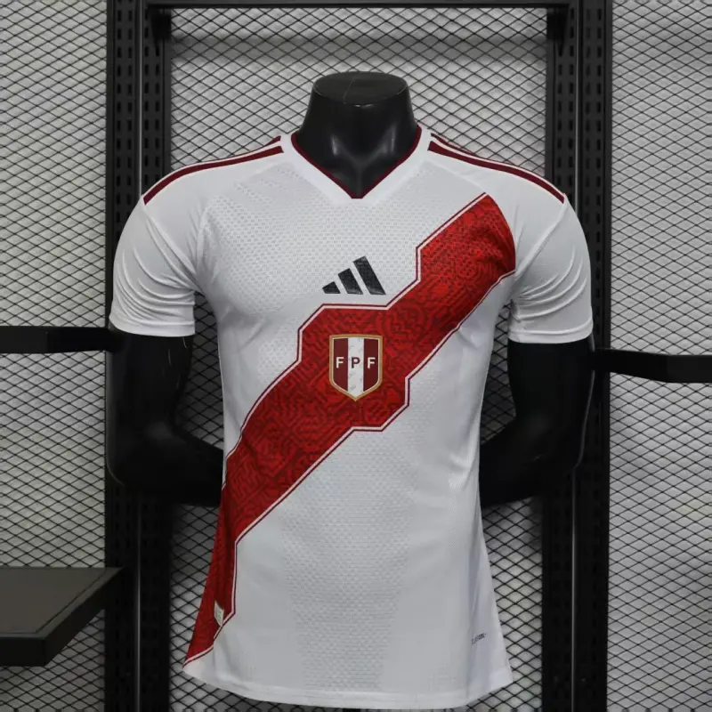 Camiseta Perú 2026 Home Blanco (EDICIÓN JUGADOR)