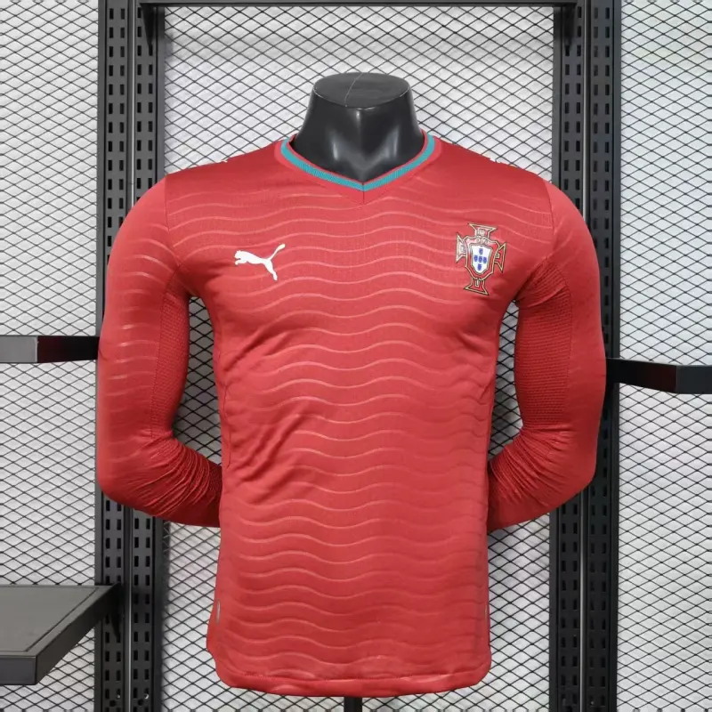 Camiseta Portugal 2026 Home Mundial ML Rojo (EDICIÓN JUGADOR)