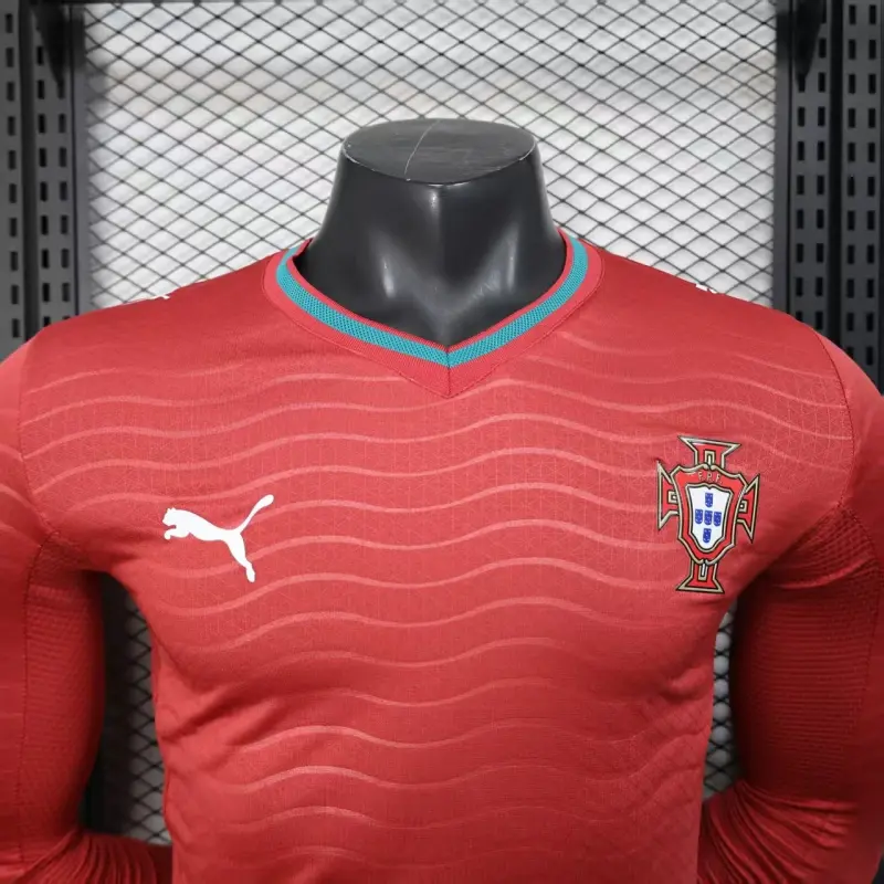 Camiseta Portugal 2026 Home Mundial ML Rojo (EDICIÓN JUGADOR)