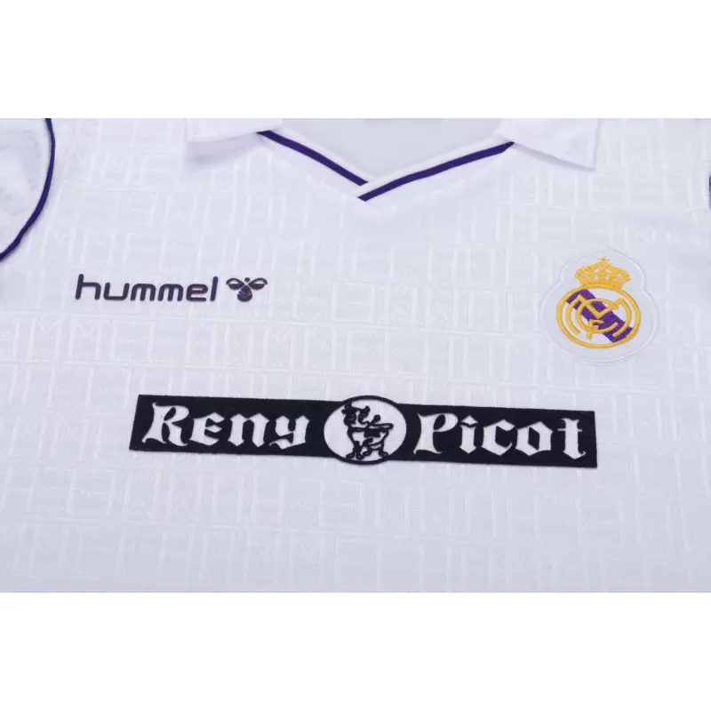 Camiseta Real Madrid 1988/90 Home Retro Blanco Niño Kit