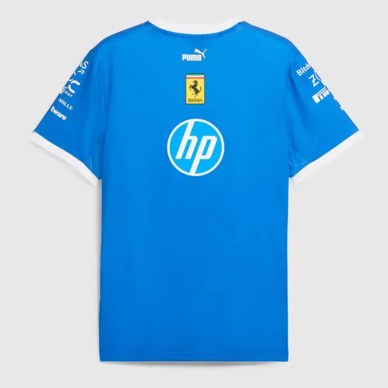 Camiseta Scuderia Ferrari F1 Racing Team Azul 2025