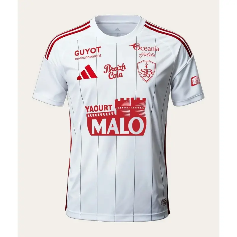 Camiseta Stade Brestois 2025/2026 Away Blanco