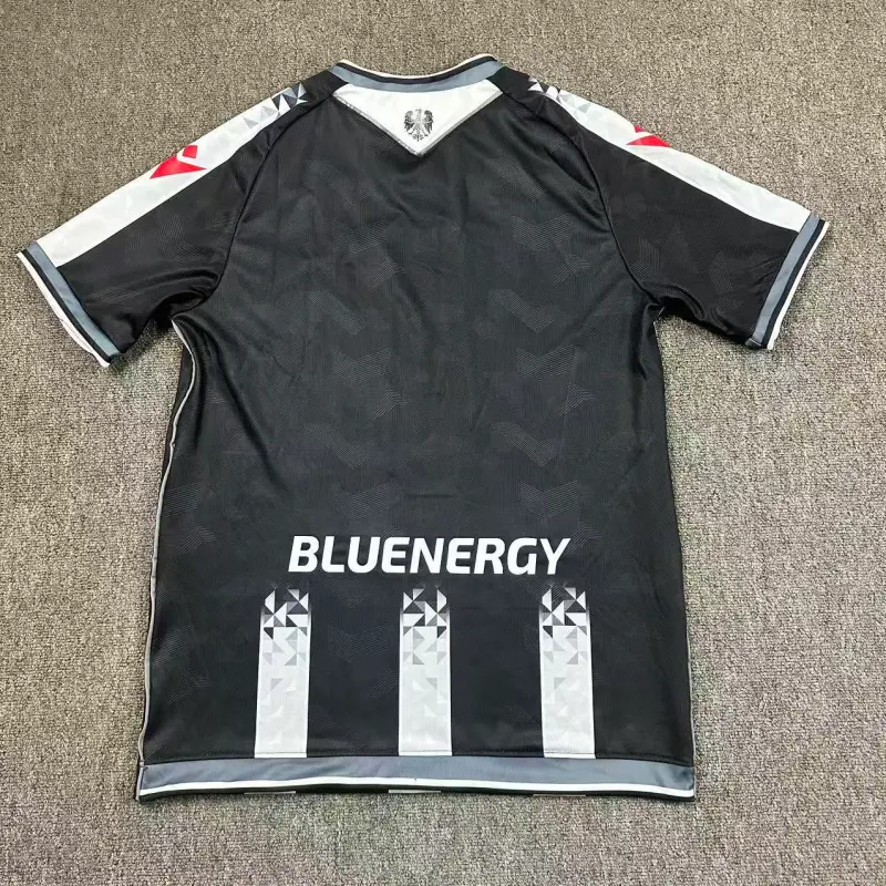 Camiseta Udinese Calcio 2025/2026 Home Negro/Blanco