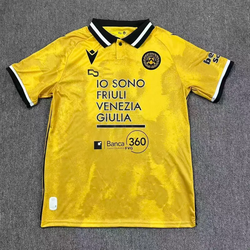 Camiseta Udinese Calcio 2025/2026 Third Amarillo