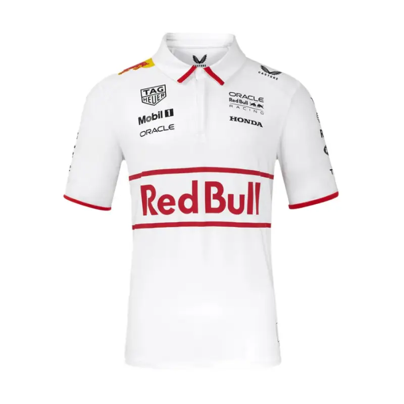 Polo Red Bull Racing F1 Edición Especial Japan GP Racing Team Blanco 2025