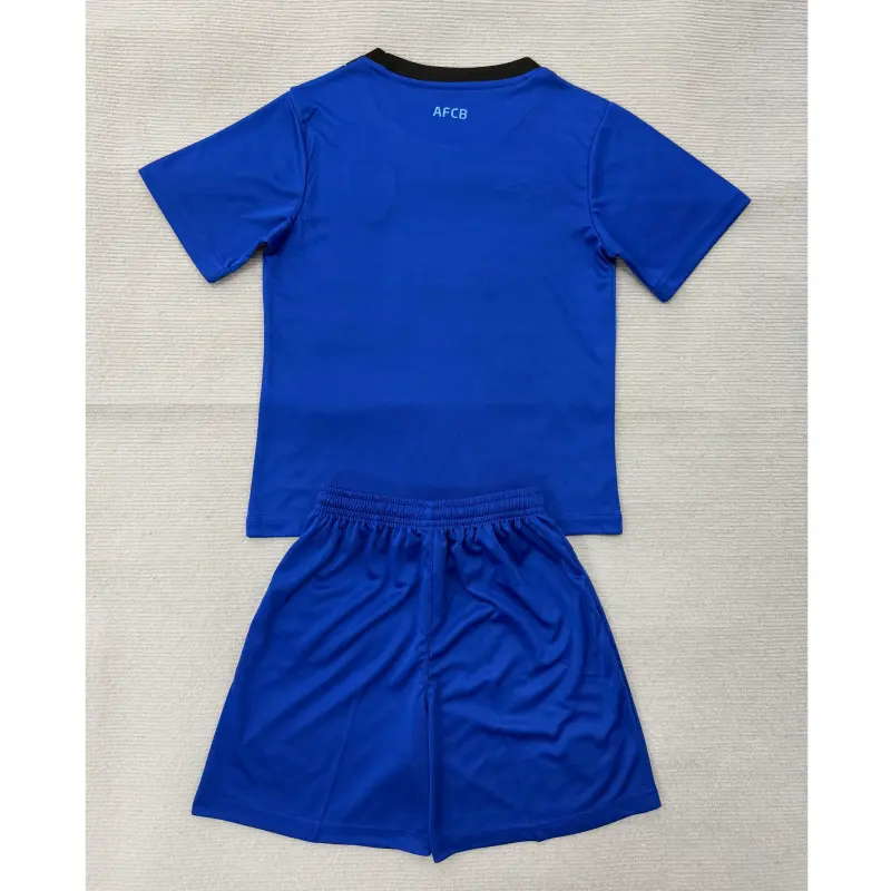 Camiseta AFC Bournemouth 2025/2026 Away Azul/Negro Niño Kit