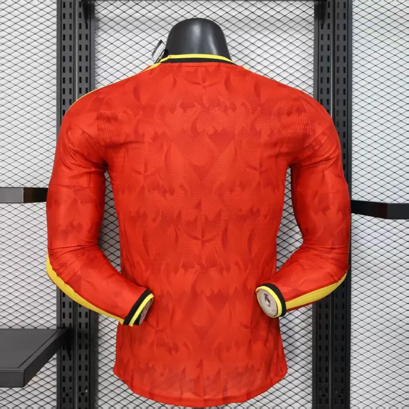 Camiseta Bélgica 2026 Home Mundial ML Rojo (EDICIÓN JUGADOR)