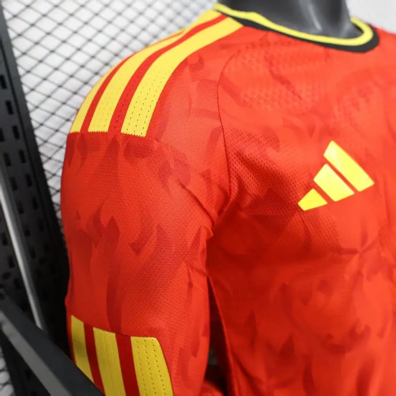 Camiseta Bélgica 2026 Home Mundial ML Rojo (EDICIÓN JUGADOR)