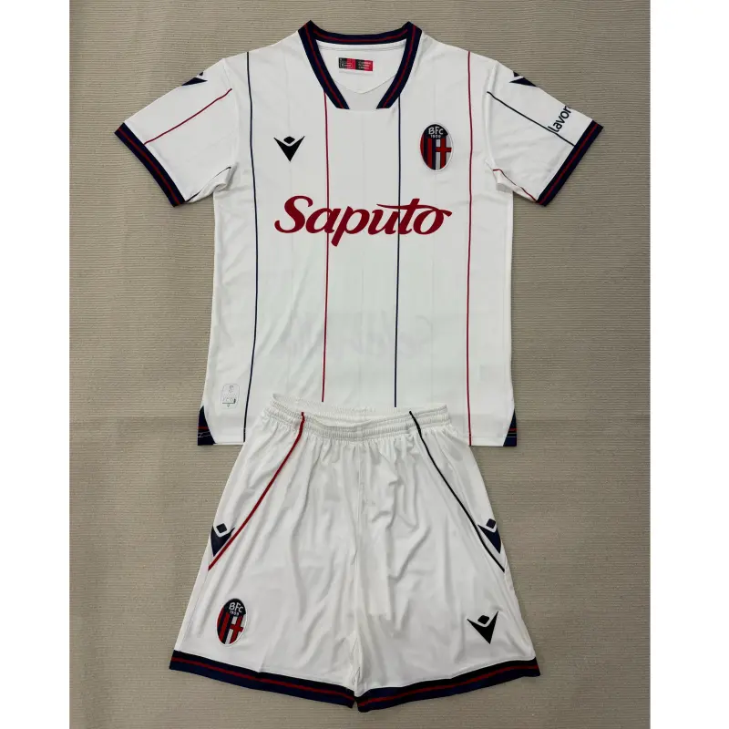 Camiseta Bologna 2025/2026 Away Blanco Niño Kit