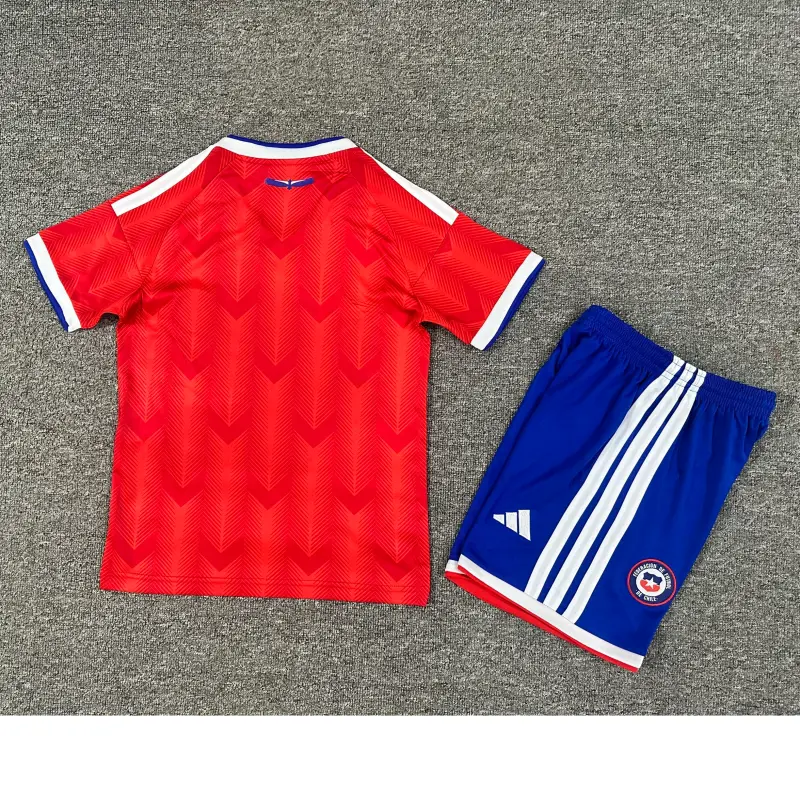 Camiseta Chile 2026 Home Mundial Rojo Niño Kit