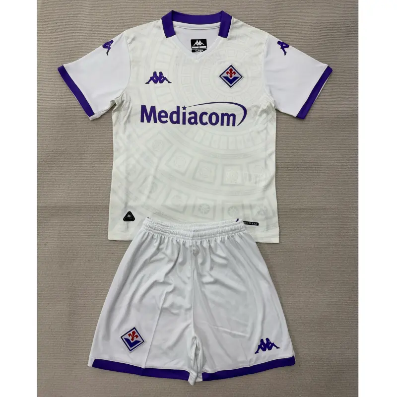 Camiseta Fiorentina 2025/2026 Away Blanco Niño Kit