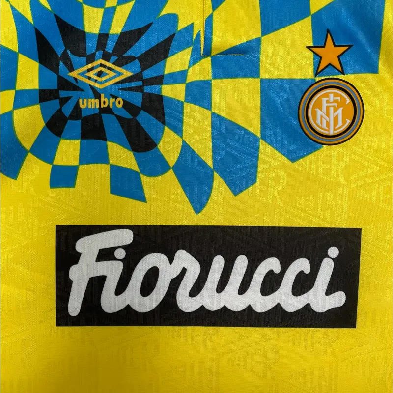 Camiseta Inter de Milan 1992/94 Third Retro Amarillo
