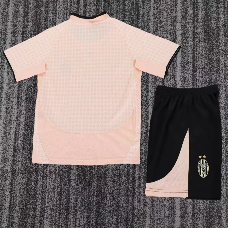 Camiseta Juventus 2003/04 Away Retro Rosa Niño Kit