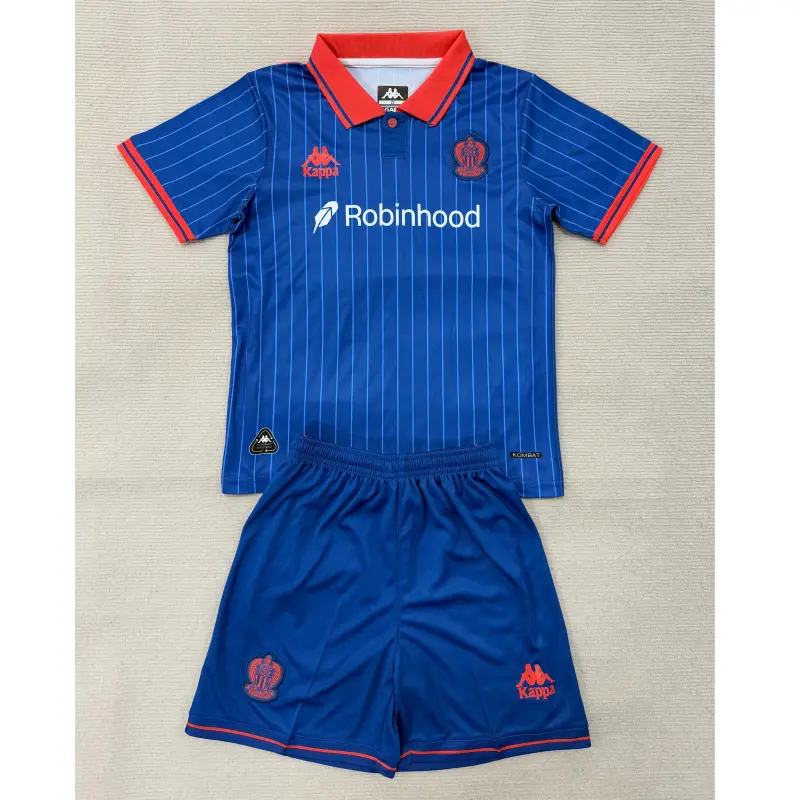 Camiseta OCG Nice 2025/2026 Third Azul Niño Kit