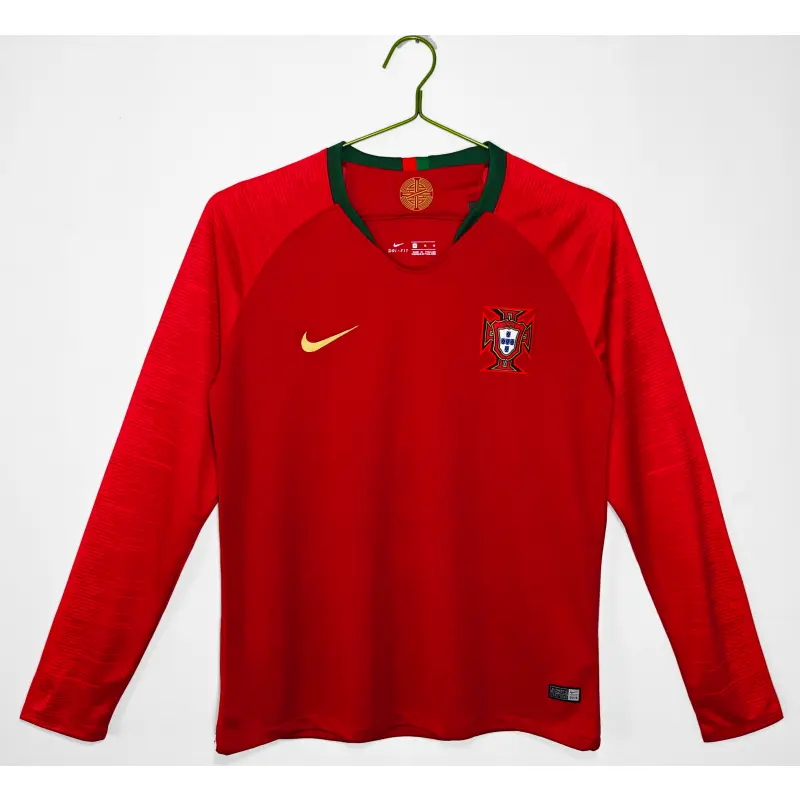 Camiseta Portugal 2018 Home Retro ML Rojo