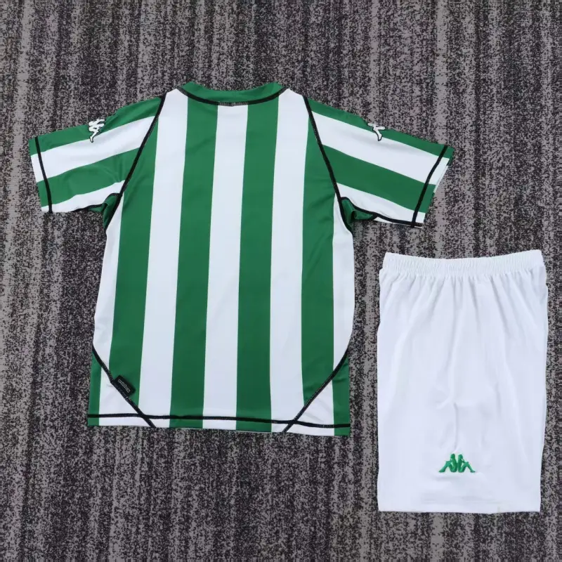 Camiseta Real Betis 2003/04 Home Retro Verde/Blanco Niño Kit