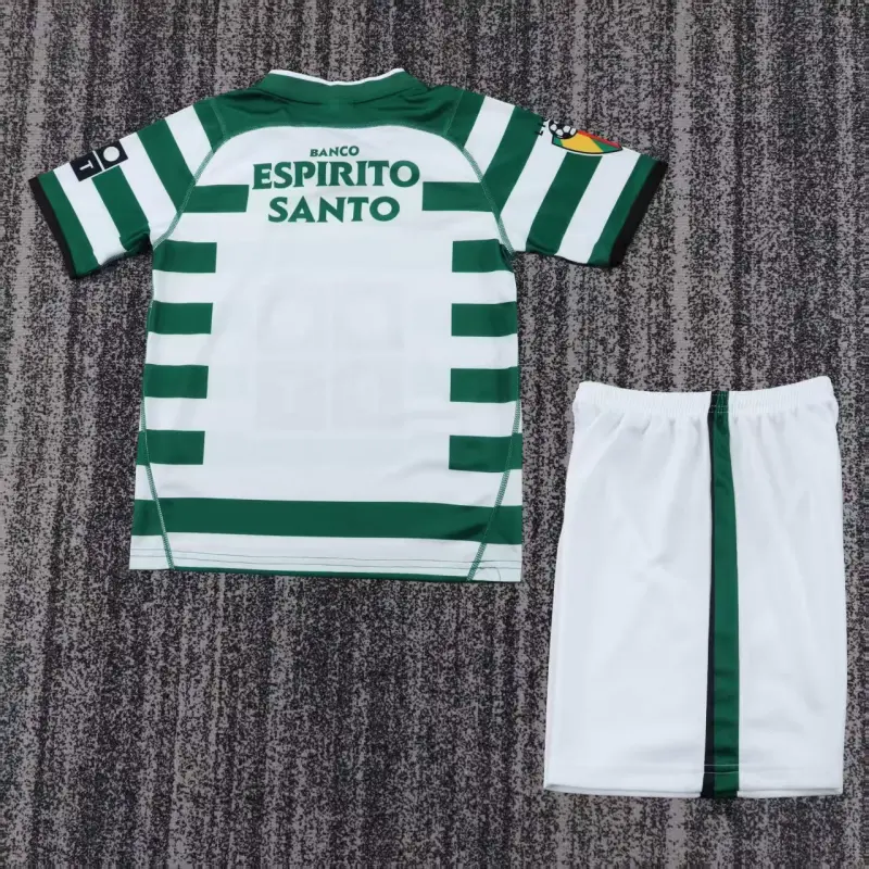 Camiseta Sporting Lisboa 2003/04 Home Retro Verde/Blanco Niño Kit