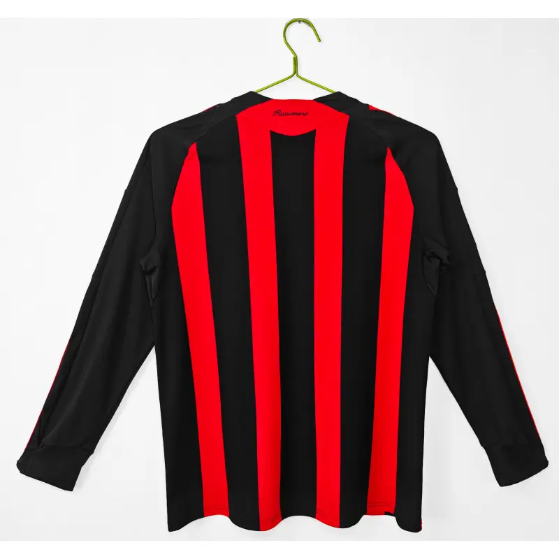 Camiseta AC Milan 2008/09 Home Retro ML Rojo/Negro