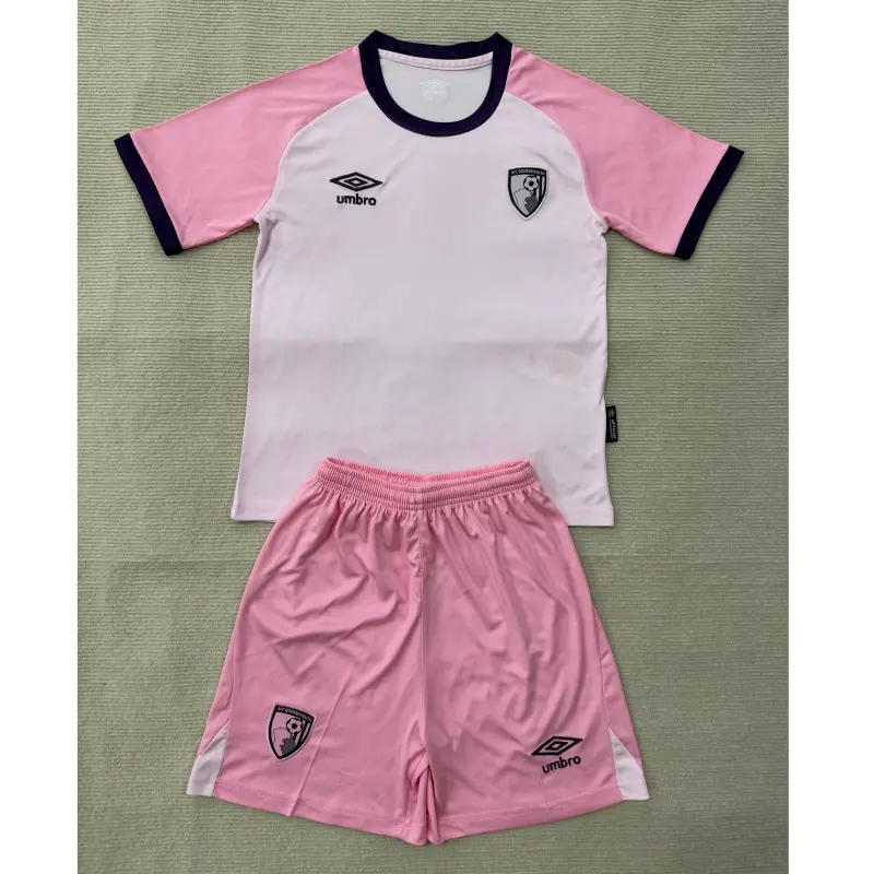 Camiseta AFC Bournemouth 2025/2026 Third Rosa Niño Kit
