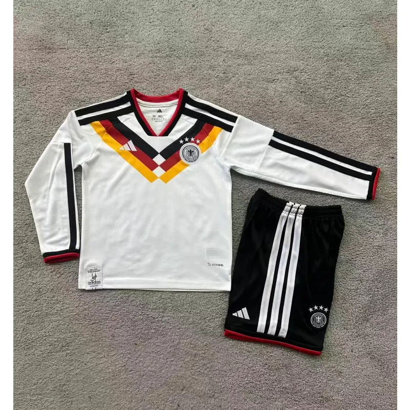 Camiseta Alemania 2026 Home Mundial ML Blanco Niño Kit