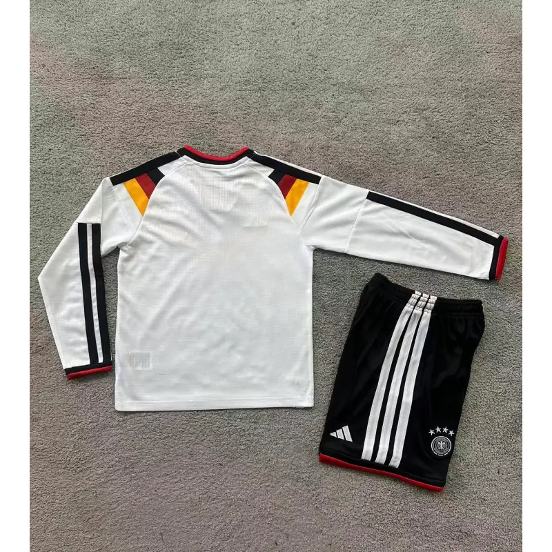 Camiseta Alemania 2026 Home Mundial ML Blanco Niño Kit