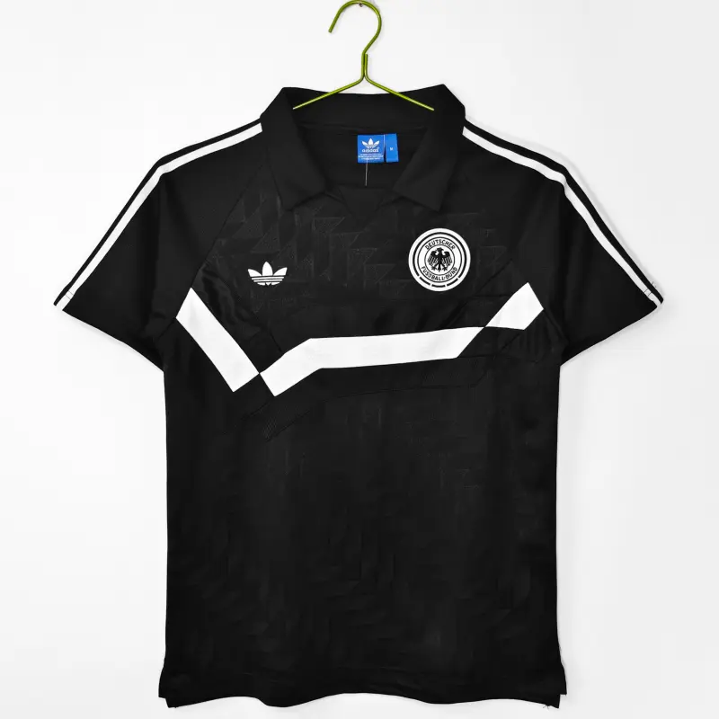 Camiseta Alemania 1988/90 Away Retro Negro