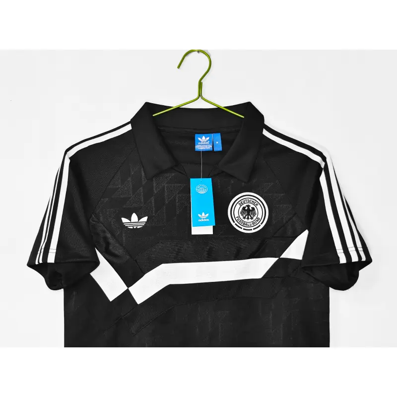 Camiseta Alemania 1988/90 Away Retro Negro