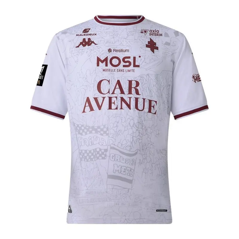 Camiseta FC Metz 2025/2026 Away Blanco