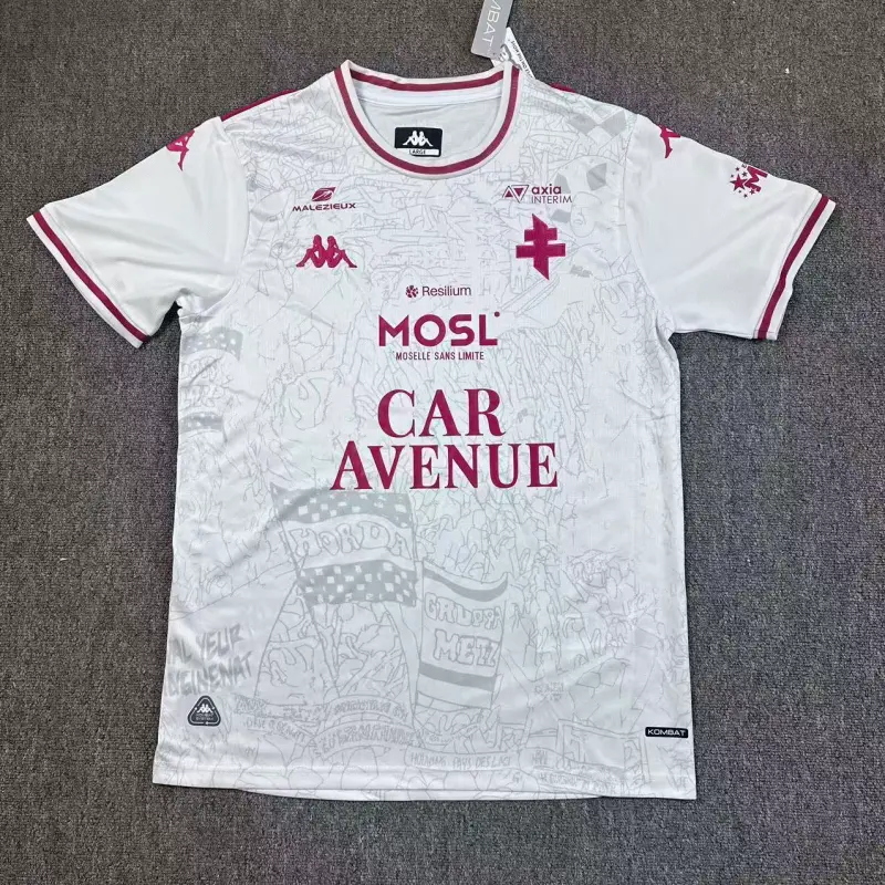 Camiseta FC Metz 2025/2026 Away Blanco