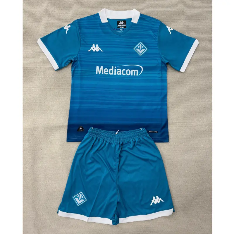 Camiseta Fiorentina 2025/2026 Third Azul Niño Kit