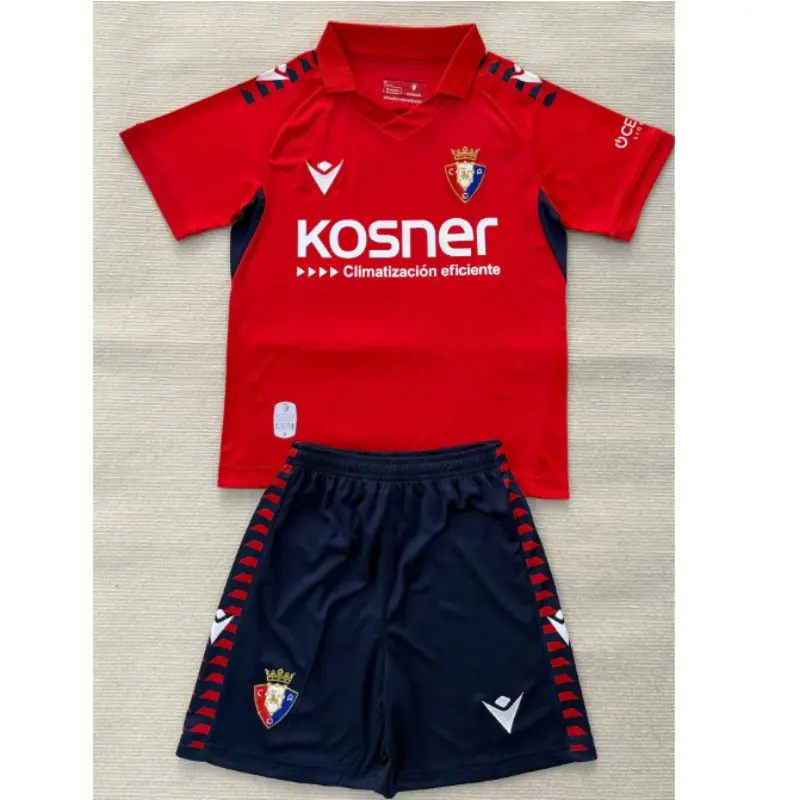Camiseta Osasuna 2025/2026 Home Rojo Niño Kit