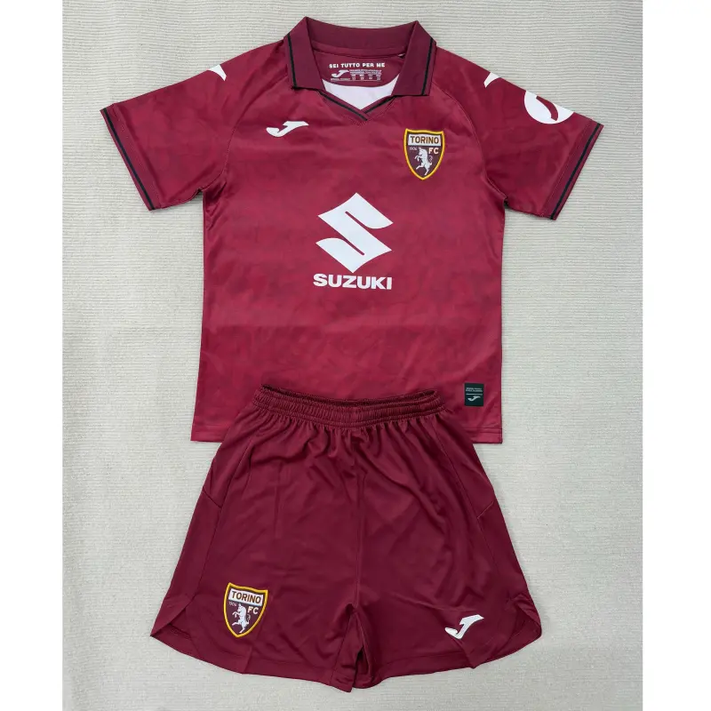 Camiseta Torino 2025/2026 Home Claret Niño Kit