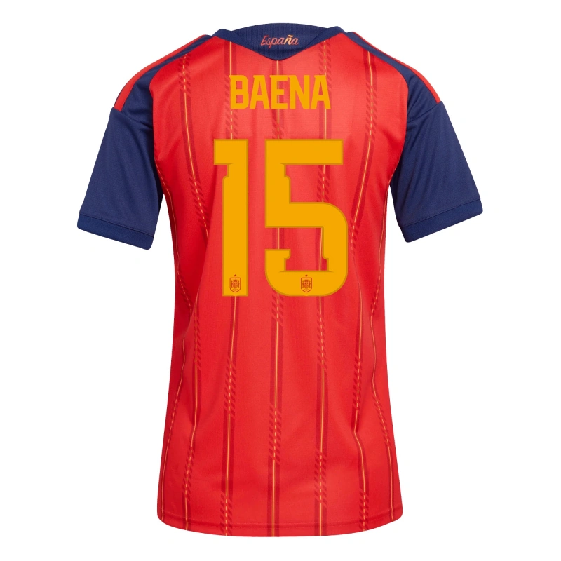 Camiseta Baena 15 España 2026 Home Rojo/Azul Mujer