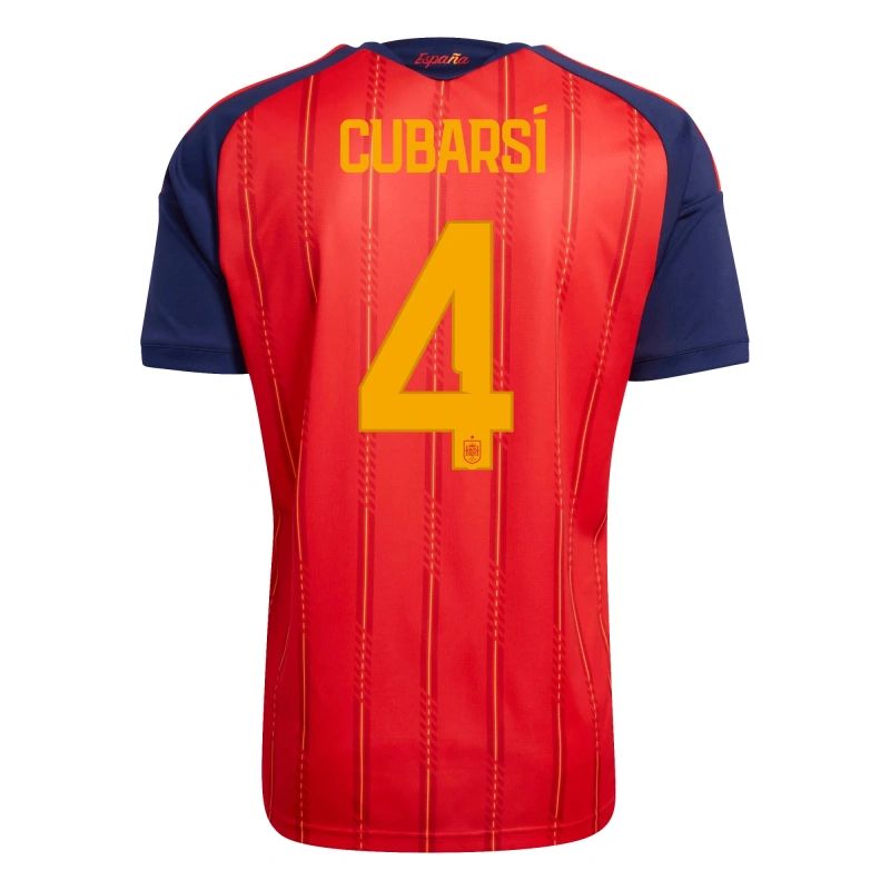 Camiseta Cubarsí 4 España 2026 Home Rojo/Azul