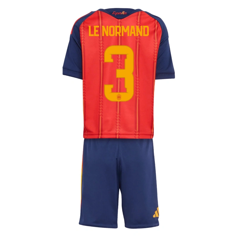 Camiseta Le Normand 3 España 2026 Home Rojo/Azul Niño Kit