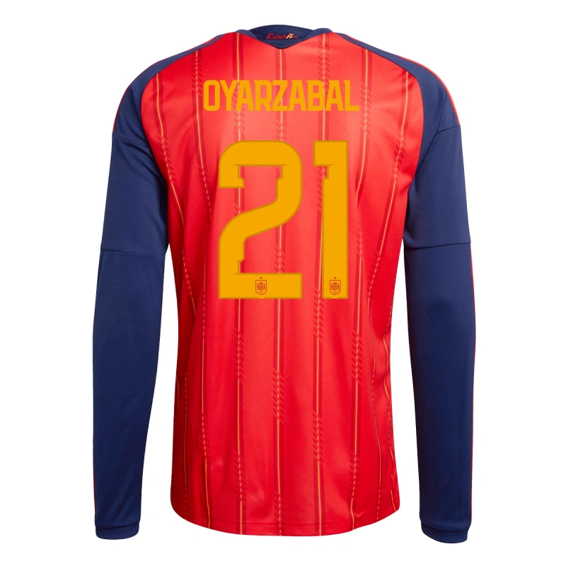 Camiseta Oyarzabal 21 España 2026 Home ML Rojo/Azul