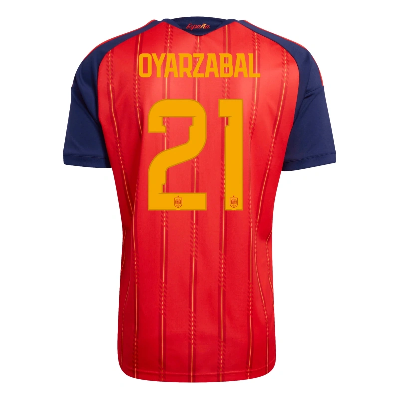 Camiseta Oyarzabal 21 España 2026 Home Rojo/Azul