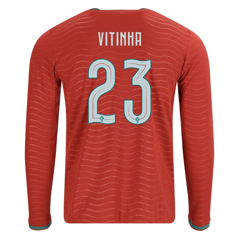 Camiseta Vitinha 23 Portugal 2026 Home ML Rojo