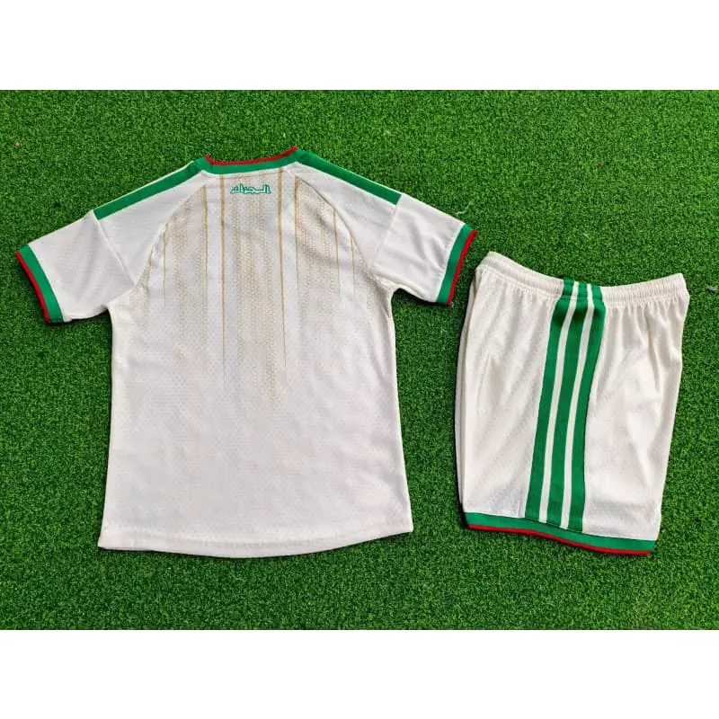 Camiseta Argelia 2026 Home Mundial Blanco Niño Kit (EDICIÓN JUGADOR)