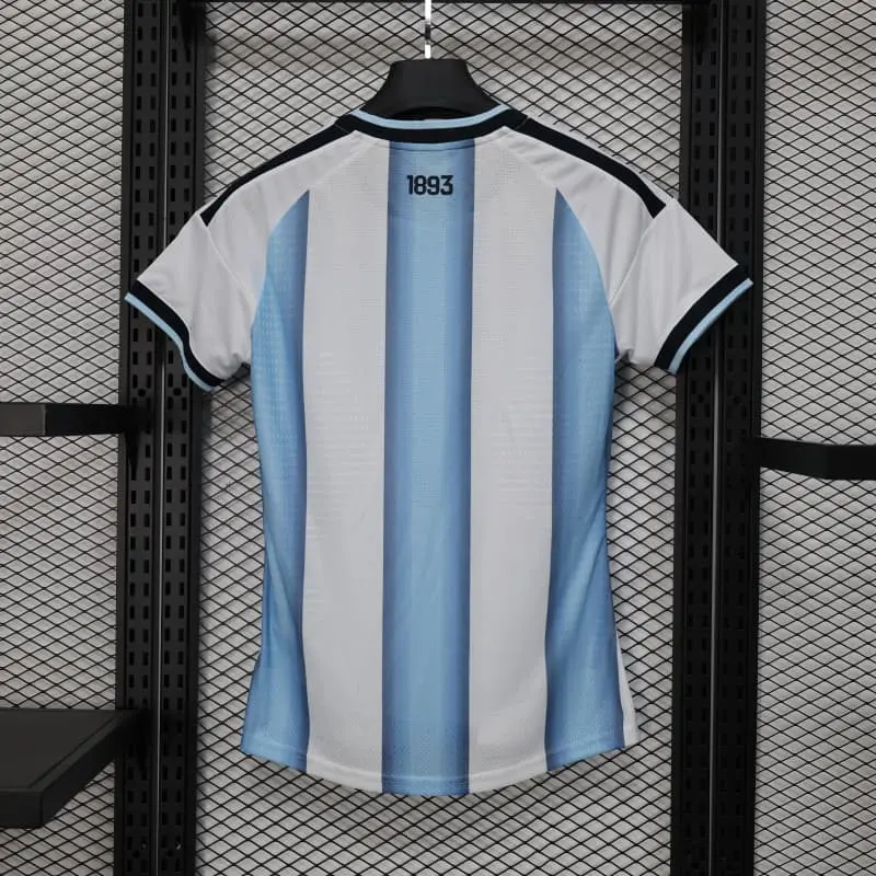 Camiseta Argentina 2026 Home Mundial Azul/Blanco Mujer con FIFA2022 (EDICIÓN JUGADOR)