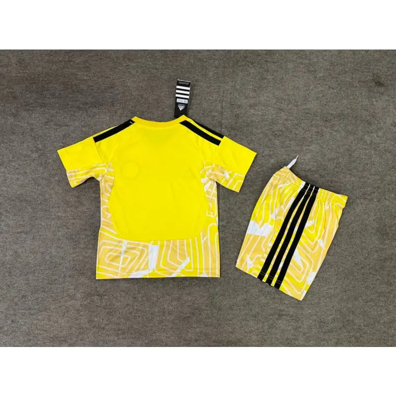 Camiseta de Portero Escocia 2026 Home Mundial Amarillo Niño Kit