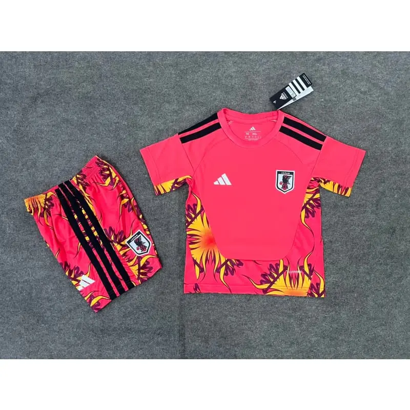 Camiseta de Portero Japón 2026 Home Mundial Rojo Niño Kit