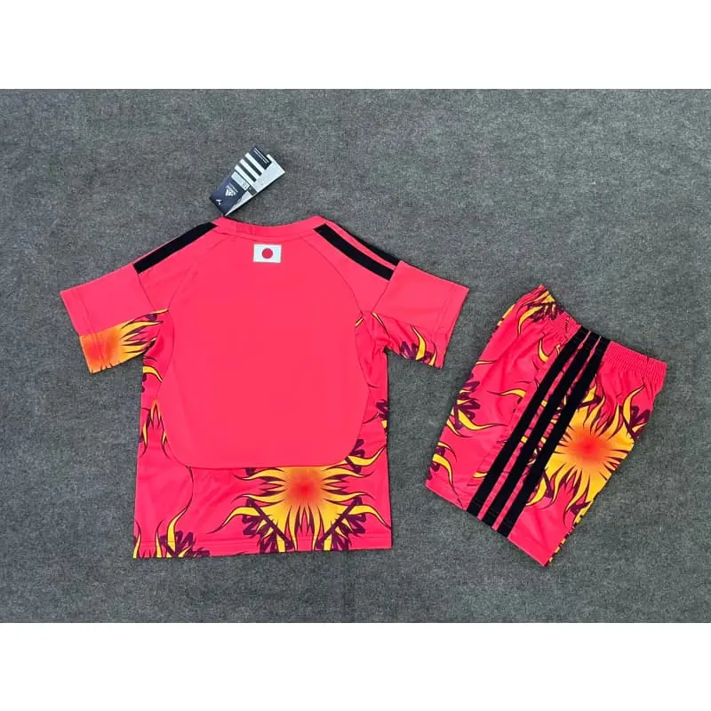 Camiseta de Portero Japón 2026 Home Mundial Rojo Niño Kit