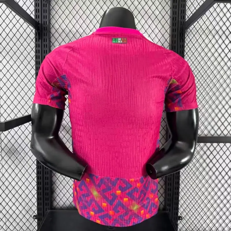 Camiseta de Portero México 2026 Home Mundial Rosa (EDICIÓN JUGADOR)