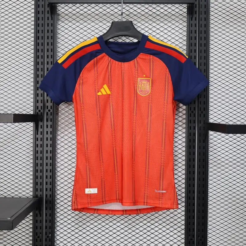 Camiseta España 2026 Home Mundial Rojo Mujer (EDICIÓN JUGADOR)