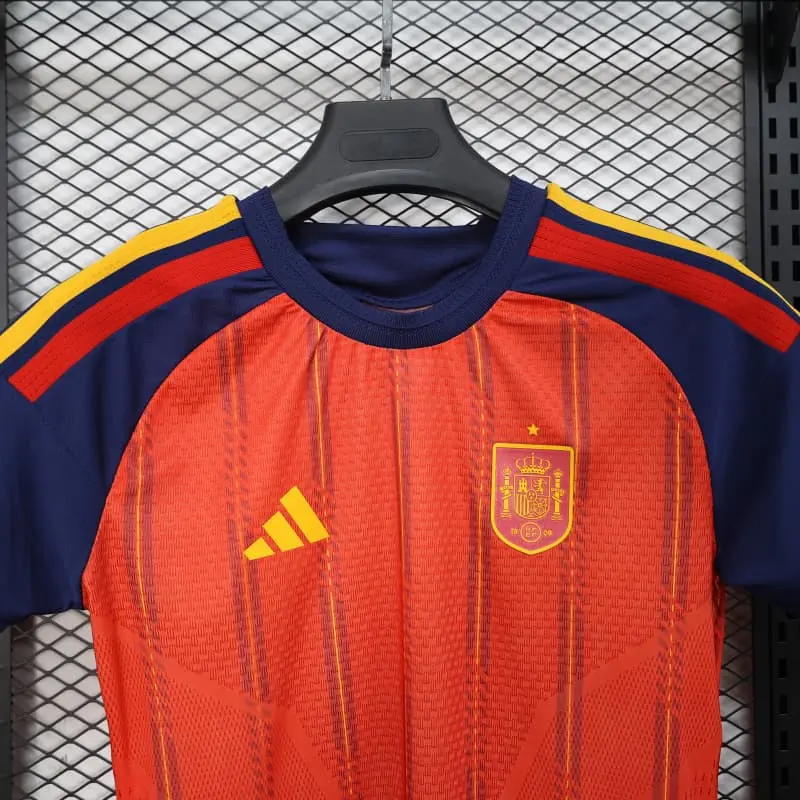 Camiseta España 2026 Home Mundial Rojo Mujer (EDICIÓN JUGADOR)