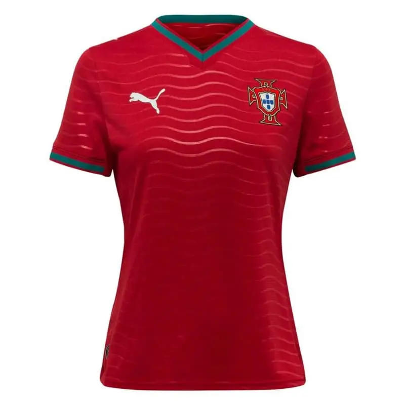 Camiseta Portugal 2026 Home Mundial Rojo Mujer