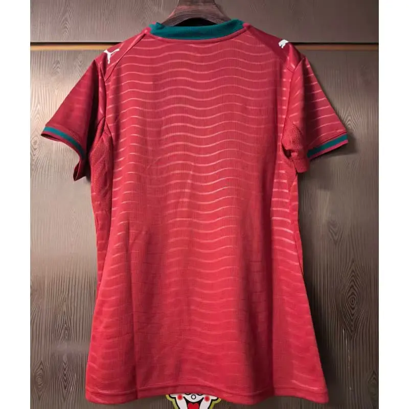 Camiseta Portugal 2026 Home Mundial Rojo Mujer