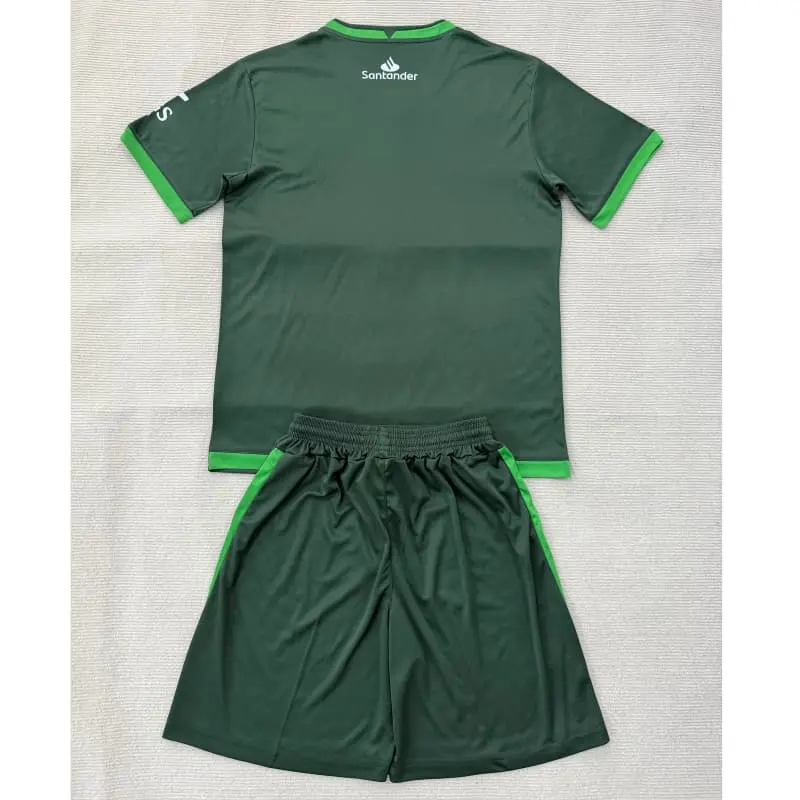 Camiseta Racing de Santander 2025/2026 Away Verde Niño Kit