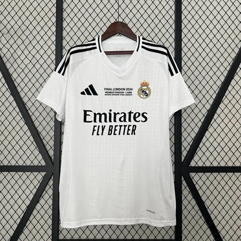 Camiseta Real Madrid 2024/2025 Home UCL Final Blanco
